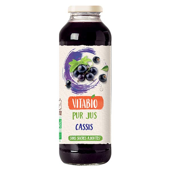 Vitabio 100% Pur Jus Cassis Bio 50cl