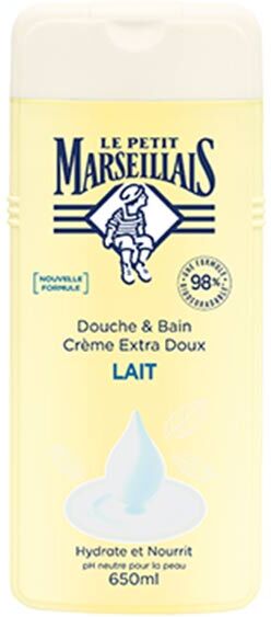 Le Petit Marseillais Douche Crème Extra Doux Lait 650ml