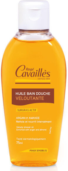 Rogé Cavaillès Huile Bain Douche Veloutante Argan et Amande 75ml