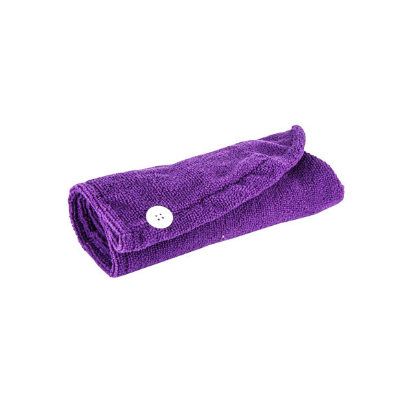 Lysse Capillaire Serviette Microfibre Cheveux Violet