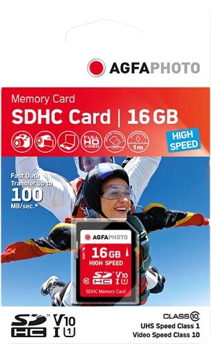 Agfa Photo SDHC 16 GB UHS-I U1 V10 Accessoires informatiques  Original 10426