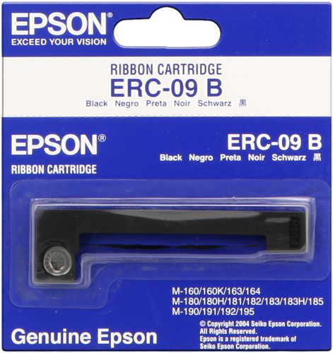 Epson ERC-09B Ruban encreur Noir(e) Original C43S015354