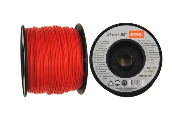 STIHL Bobine de fil rond diamètre 2,7mm longueur 215m - rouge - STIHL - 0000-930-2227