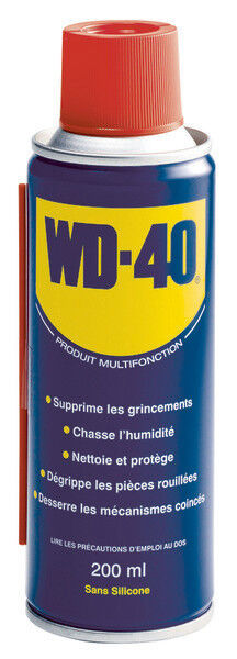 WD-40 PRODUIT MULTIFONCTION Dégrippant multi-usage aérosol 200ml - WD-40 - 33002
