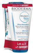 Bioderma Atoderm Mains & Ongles Crème Réparatrice Lot de 2 x 50 ml + 1 Offert - Lot 3 x 50 ml