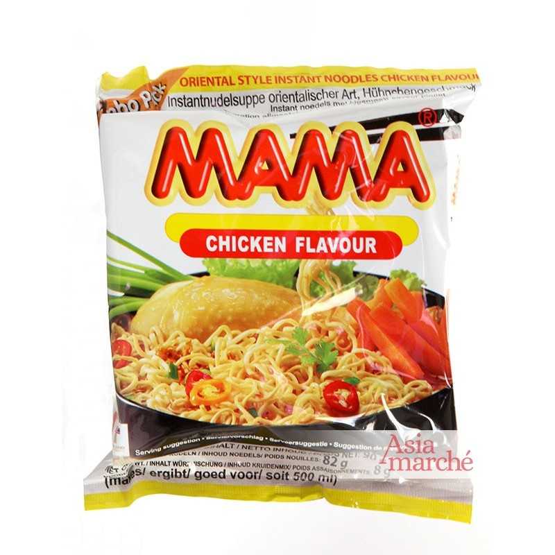 Asia Marché Soupe de nouilles au poulet 55g Mama Lot de 10