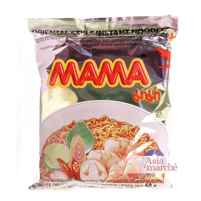 Asia Marché Soupe de nouilles à la crevette piquante 60g Mama À l'unité