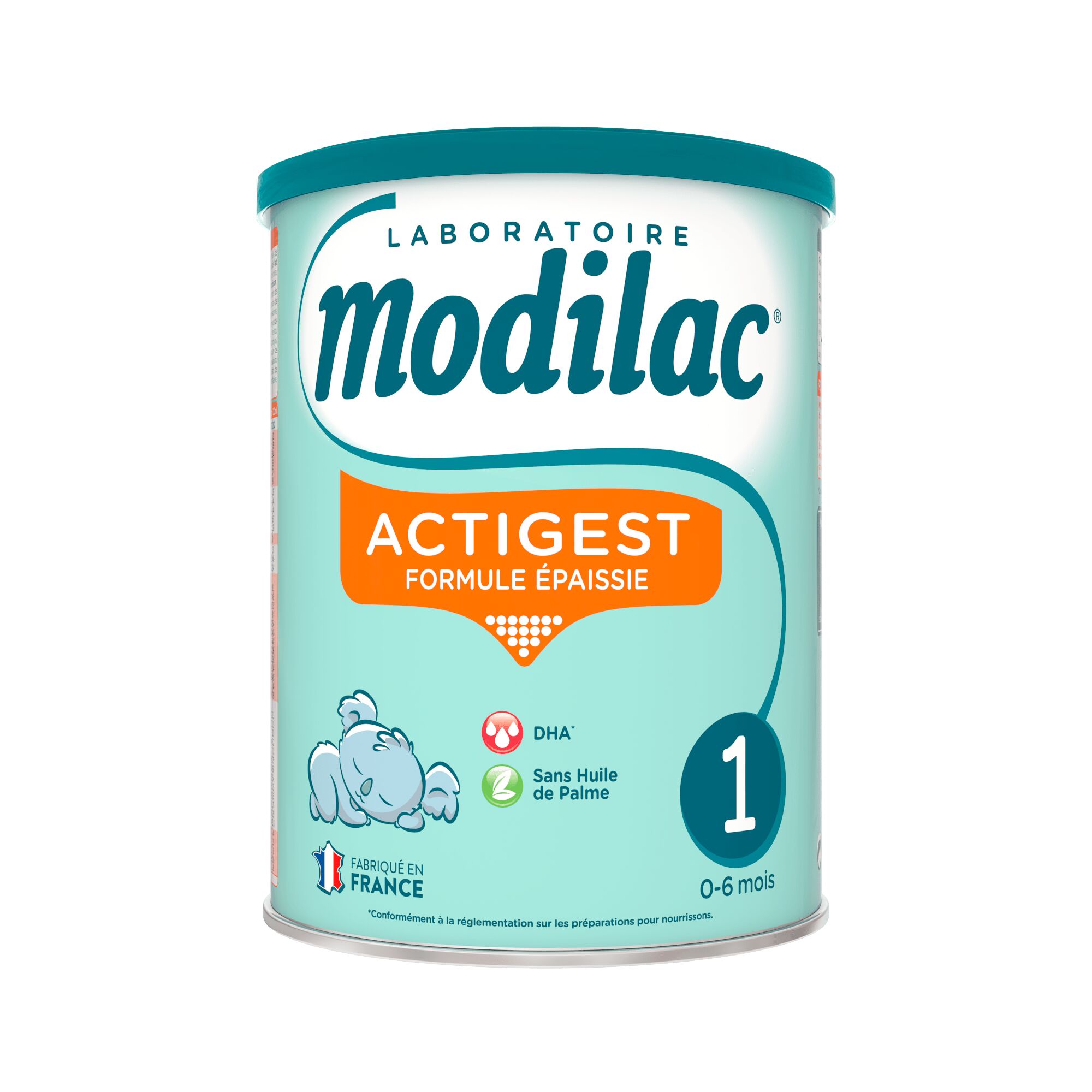 Modilac - Actigest 1 - Formule Epaissie 0 À 6 Mois, 800g - Laits Infantiles & Alimentation