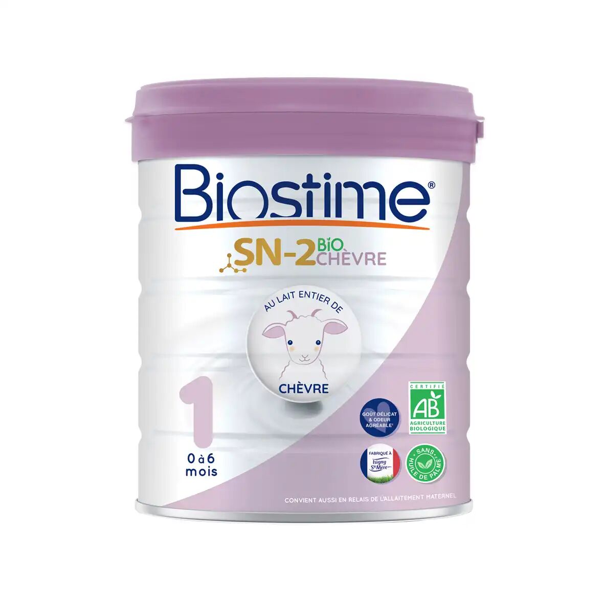 Biostime - Lait Entier De Chèvre 1er Age Bio, 800g - Alimentation Bio