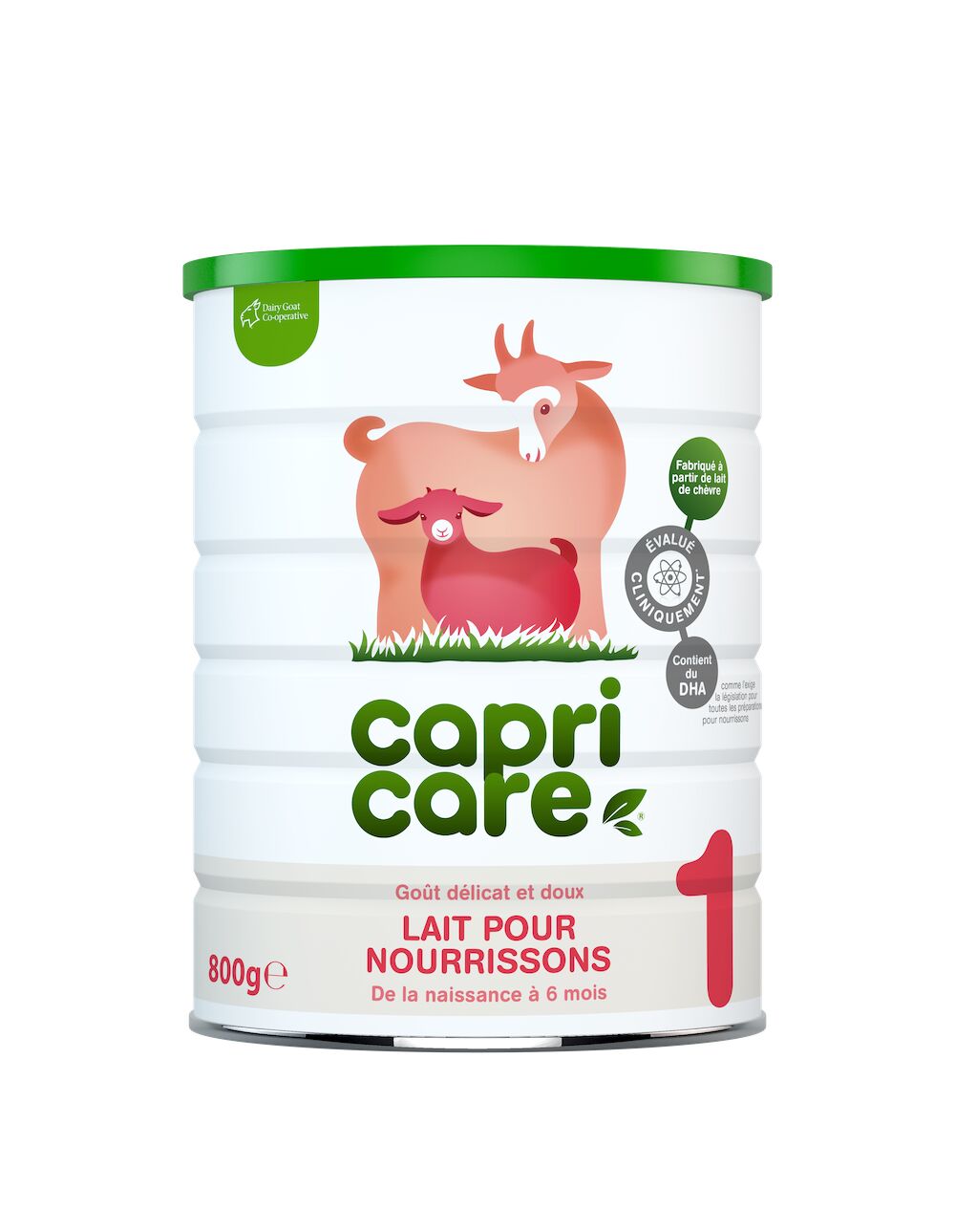 Capricare - Lait 1er Age 0 À 6 Mois - Lait De Chèvre, 800g - Laits Infantiles & Alimentation