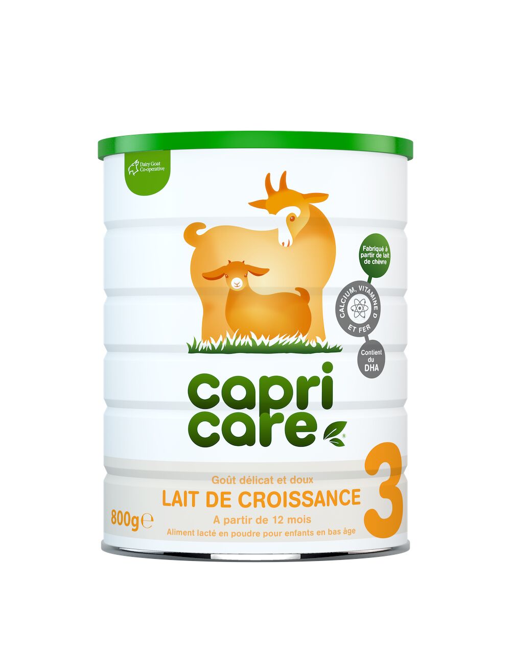 Capricare - Lait 3eme Age 12 Mois Et Plus - Lait De Chèvre, 800g - Laits Infantiles & Alimentation