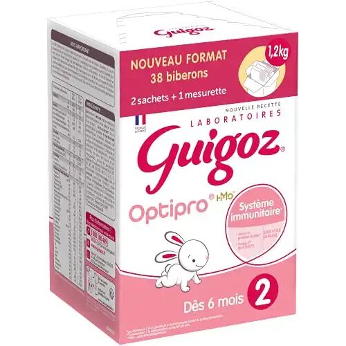 Guigoz - Optipro 2ème Age – Dès 6 Mois, 1,2kg - Laits Infantiles & Alimentation