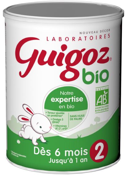 Guigoz - Lait Bio 2 Optipro, 800g - Laits Infantiles & Alimentation