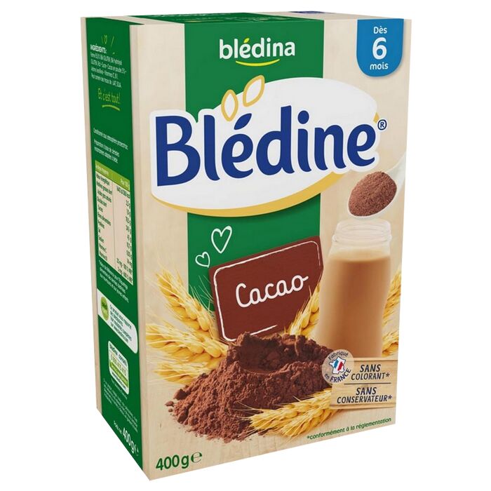 Blédina - Blédine Cacao, 400g - Laits Infantiles & Alimentation