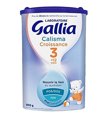 Gallia - Calisma – Croissance 3 - + 12 Mois, 900g - Laits Infantiles & Alimentation