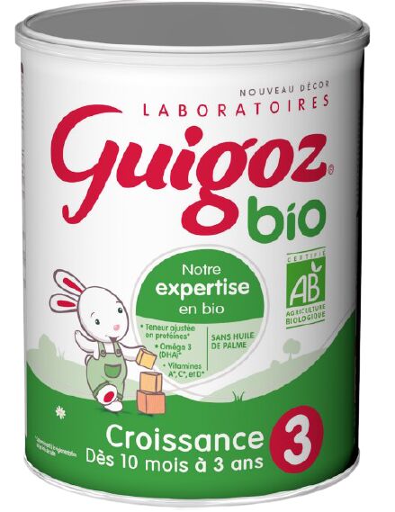 Guigoz - Croissance Bio 3, 800g - Laits Infantiles & Alimentation