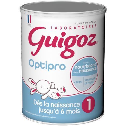 Guigoz - Optipro - Lait Poudre 1er Âge, 800g - Laits Infantiles & Alimentation