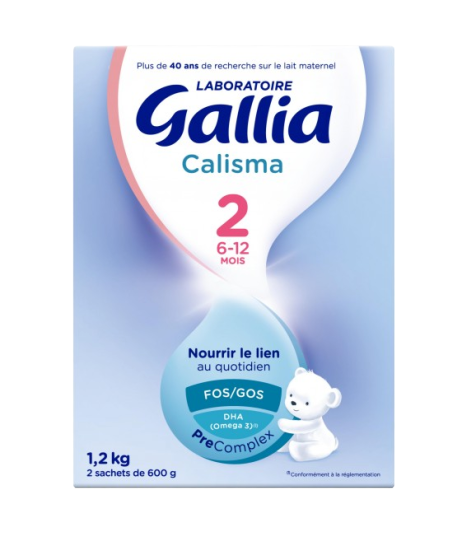 Gallia - Calisma 2 – Lait En Poudre 2ème Âge, 2 X 600g - Laits Infantiles & Alimentation