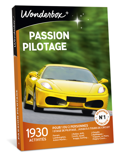 Wonderbox Coffret cadeau - Passion Pilotage - Sport & Aventure