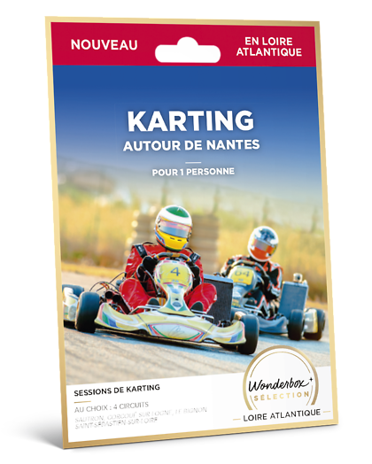 Wonderbox Coffret cadeau - Karting - Autour de Nantes - Sport & Aventure