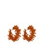 Pcteads Hoop Earrings Orange Pieces