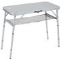 Hopfällbart campingbord Premium 80x40 cm aluminium