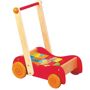 Lelin Toys - Pusher / Trolley Walkie Junior Wood Röd 2-Part