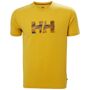 Helly Hansen Skog Recycled Graphic T-shirt Mens M This tee can do it all. The soft, 100% recycled polyester jersey wicks, moves with you and protects you from sunburn. We were inspired to add the forest graphics by the mighty woods of Norway. 
