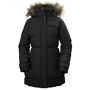 Helly Hansen W Blume Puffy Parka Womens Black M A stylish and feminine parka for those cold days. Featuring a waterproof fabric combined with high loft synthetic insulation for extra warmth this will keep you dry and comfortable when exploring the urban outdoors. 