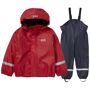 Helly Hansen Kids Bergen Fleece Pu Rainset Rain Pant 116/6 We made our classic kids’ rain set cozier with a soft fleece lining.  Helly Hansen® rainsuits use fully waterproof and windproof Helox + technology – tough enough for fishermen and designed to keep you dry in a downpour. The Bergen rain suit consists of a hooded jacket and bib overalls. The set features welded seams, a sturdy Ykk® front zipper with storm flap and a quick-dry interior give kids extra shelter from the storm. Additional key details include reflectors for visibility on grey days, a removable hood and under-the-boot straps. 