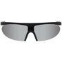 District Vision Black Koharu Sunglasses  - BLACK/SILVER - Size: UNI - Gender: male Shield-style acetate-frame sunglasses in matte black. · Mirrored lenses with 100% UV protection · Integrated nose pads · Size: 136.125 · Drawstring pouch included Supplier color: Black/Silver 