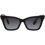 Burberry Black Elsa Sunglasses  - 39428G BLACK (BIO-BA - Size: UNI - Gender: male Cat-eye acetate-frame sunglasses in black. Signature check pattern in beige, white, and red at arms. · Tonal gradient lenses · Integrated nose pads · Hardside case included · Size: 53.17 140 Supplier color: Black 