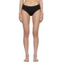 Nike Black Solid Full Bikini Bottoms  - Black - Size: 38 - Gender: female Stretch jersey bikini bottoms in black. Mid-rise. Bonded Swoosh in white at back waistband. Fully lined. Supplier color: Black 