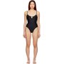 Solid & Striped Black 'The Veronica' One-Piece Swimsuit  - Black - Size: 34 - Gender: female Paneled stretch recycled nylon jersey one-piece swimsuit in black. · Adjustable shoulder straps · Underwire at cups · Fully lined · Tonal hardware Supplier color: Black 