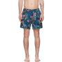 Boss Multicolor Turtle Swim Shorts  - 490 - OPEN BLUE - Size: Large - Gender: male Technical taffeta swim shorts featuring graphic pattern in multicolor. Mid-rise. Supplier color: Open blue 