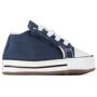 Converse Baby Navy Easy-On Chuck Taylor All Star Cribster Sneakers  - NAVY/IVORY - Size: 2 - Gender: unisex Low-top canvas sneakers in navy. Logo printed in white and black at inner side. · Lace-up detailing at Velcro closure · Foam-backed terry cloth insole · Rubber midsole · Anti-slip outsole · Machine wash Supplier color: Navy/Natural ivory/White Chuck Taylor All Star Runs half size large Converse US Size: child's foot length 1: 4 / 10 cm 2: 4.1 / 10.5 cm 3: 4.5 / 11.5 cm 4: 4.8 / 12 cm 5: 5.1 / 13 cm 6: 5.5 / 14 cm 7: 5.8 / 14.5 cm 8: 6.1 / 15.5 cm 9: 6.5 / 16.5 cm 10: 6.8 / 17.5 cm 