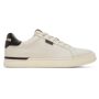 Coach 1941 Off-White Lowline Low Top Sneakers  - CHALK/BLACK - Size: 43.5 - Gender: male Low-top buffed leather sneakers in off-white featuring leather trim in black throughout. · Lace-up closure · Padded tongue and collar · Mesh lining · Rubber midsole · Treated rubber outsole Supplier color: Chalk/Black 