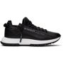 Givenchy Black Spectre Zip Low Sneakers  - 001-BLACK - Size: 39 - Gender: male Low-top perforated buffed leather sneakers in black. Round toe. Tonal lace-up closure. Strap in yellow at heel tab and inner side. Zip closure featuring logo printed in white at outer side. Rubber midsole in white. Tonal treaded rubber outsole. Tonal hardware. Supplier color: Black 