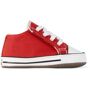 Converse Baby Red Easy-On Chuck Taylor All Star Cribster Sneakers  - RED/IVORY - Size: 3 - Gender: unisex Low-top canvas sneakers in red. Logo printed in white and navy at inner side. · Lace-up detailing at Velcro closure · Foam-backed terry cloth insole · Rubber midsole · Anti-slip outsole · Machine wash Supplier color: University red/Natural ivory Chuck Taylor All Star Runs half size large Converse US Size: child's foot length 1: 4 / 10 cm 2: 4.1 / 10.5 cm 3: 4.5 / 11.5 cm 4: 4.8 / 12 cm 5: 5.1 / 13 cm 6: 5.5 / 14 cm 7: 5.8 / 14.5 cm 8: 6.1 / 15.5 cm 9: 6.5 / 16.5 cm 10: 6.8 / 17.5 cm 