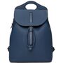 Burberry Blue Leather Pocket Backpack  - ASH BLUE - Size: UNI - Gender: male Grained calfskin backpack in blue. Carry handle at top. Twin adjustable leather shoulder straps. Mesh trim in black at padded back face. Logo hardware at face. Fold over flap with pin-buckle fastening. Cinch fastening at throat. Zippered pocket, patch pocket, and logo stamp at interior. Tonal textile lining. Silver-tone hardware. Approx. 12.5 length x 17 height x 5.75 width. Supplier color: Ash blue 