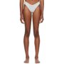 SKIMS Grey Cotton 2.0 Dipped Thong  - L H Grey - Size: Extra Large - Gender: female Stretch cotton jersey thong in heather grey. High-rise. High-cut. Partially lined. Supplier color: Light heather grey 