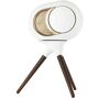Devialet White Treepod Speaker Legs  - Matte White - Size: UNI - Gender: unisex Speaker stand with solid beech wood legs in brown. Matte metal finish. Hand-polished matte white aluminum alloy base. · Thermally connects to Phantom I speaker · H424 x W345 x D370 mm / 1.1 kg Supplier color: Matte white 