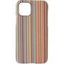 Paul Smith Multicolor Signature Stripe iPhone 11 Pro Case  - 92 MULTI - Size: UNI - Gender: unisex Rigid leather case featuring signature stripe pattern in multicolor throughout. Logo printed in grey at back. Approx. 3 length x 5.75 height. Supplier color: Multicolor 