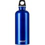 SIGG Blue Aluminum Traveller Classic Bottle, 600 mL  - DARK BLUE - Size: UNI - Gender: unisex Aluminum water bottle in blue. Logo printed in silver-tone, red, and white at face. Screw top in black. Coated lining. · Leak-proof · Lightweight · BPA free · H8.25 x D2.75 in Supplier color: Dark blue 