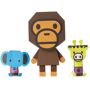 BAPE Three-Pack Paper Toys Craft Set  - BWX BROWN - Size: UNI - Gender: unisex Set of three assorted paper toys in multicolor. Display box included. Box: H8 x W4.5 x D4.5 Supplier color: BMX Brown 