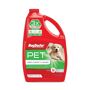 Rug Doctor 96 oz. Pet Deep Carpet Cleaner The Rug Doctor Pet Deep Cleaner carpet detergent is scientifically engineered to fight new and old pet stains and soils for a professional-grade clean. The Rug Doctor Pet Deep Cleaner includes a professional strength pro-enzymic formula that deep cleans for up to 24-hours to permanently remove stains from soft surfaces. SpotBlock technology in the formula repels dirt and protects carpet for a long-lasting clean. The formula also deters pets from remarking to prevent other pet disasters. For best results, use the Pet Deep Cleaner solution with any Rug Doctor rental machine or deep cleaning machine. Try Rug Doctor Pet Deep Cleaner formula as a simple solution for pet stain and odor removal. 