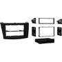 Metra 2010-2013 Mazda 3 Single or Double DIN Installation Kit This 2005-2010 Toyota Avalon Double-DIN Installation Kit from Metra has a silver finish. It is for double-DIN radio provision. Metra recommends disconnecting the negative battery terminal before beginning any installation. All accessories, switches and especially air bag indicator lights must be plugged in before reconnecting the battery or cycling the ignition. 