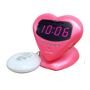 Sonic Alert Sonic Boom Sweetheart Alarm, Pink For those delicate young ladies we proudly offer the Sweetheart Alarm. With its hot-pink heart shape and multi colored display, it's a girl's decoration as well as an alarm clock. But, don't let the looks fool you an extra-loud alarm and bed vibrating unit will get her out of bed and straighten even Hannah Montana's pony-tails. This adapter is the type that converts the prong configuration only like our ITP100 adapter ($12.95). Simply add the ITP100 or any travel adapter to the existing 110-Volt power supply that comes with the SBH400ss-v2 clock. 