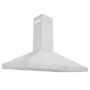ZLINE Kitchen and Bath 48 in. Convertible Vent Wall Mount Range Hood in Stainless Steel (KL3-48), Brushed 430 Stainless Steel The ZLINE KL3-48 is a 48 in. professional wall mount stainless steel range hood with a modern design and built-to-last quality, making it a great addition to any kitchen. This hood's high-performance, 400 CFM 4-speed motor will provide all the power you need to quietly and efficiently ventilate your stove while cooking. With its classic 430 grade stainless steel, this range hood contains rust, temperature, and corrosion-resistant properties to ensure a durable vent hood that will last for years to come. Enjoy modern features, including built-in LED lighting for an illuminated culinary experience and dishwasher-safe stainless steel baffle filters for easy clean-up. This wall mount range hood has a convertible vent, so you can have a luxury range hood whether you need a ducted or ductless option. Enjoy easy installation and an easy recirculating conversion process. Experience Attainable Luxury in the heart of your home, with a ZLINE range hood. ZLINE Kitchen and Bath stands by all products with its manufacturer parts warranty. The KL3-48 ships next business day when in stock. Color: Brushed 430 Stainless Steel. 