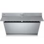 FOTILE Slant Vent Series 30 in. 850 CFM Side Draft Air Extraction Under Cabinet or Wall Mount Range Hood in Silver Grey FOTILE V Series, 30 in. Wall Mount Ducted Hood with Dual-Centrifuge Fan System, 850 CFM, and 54dB/2.64 sones Low Noise Operation. With a 90° Open Fume Baffle Plate it will open to a 90° angle capturing smoke and fumes before they escape. A large 6 sf coverage area easily covers all 4 / 5 burners on your cooktop guiding smoke upwards and creating a barrier to prevent you from breathing in harmful smoke and grease. Mechanical buttons with Memory Function keep your preference for air volume. Color in Silver Grey. 